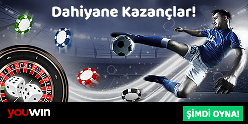 Futbolcu ve rulet görseliyle kazanç vurgusu